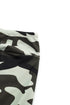Black Contrast Splice Racerback Tankini Printed 2Pcs Set